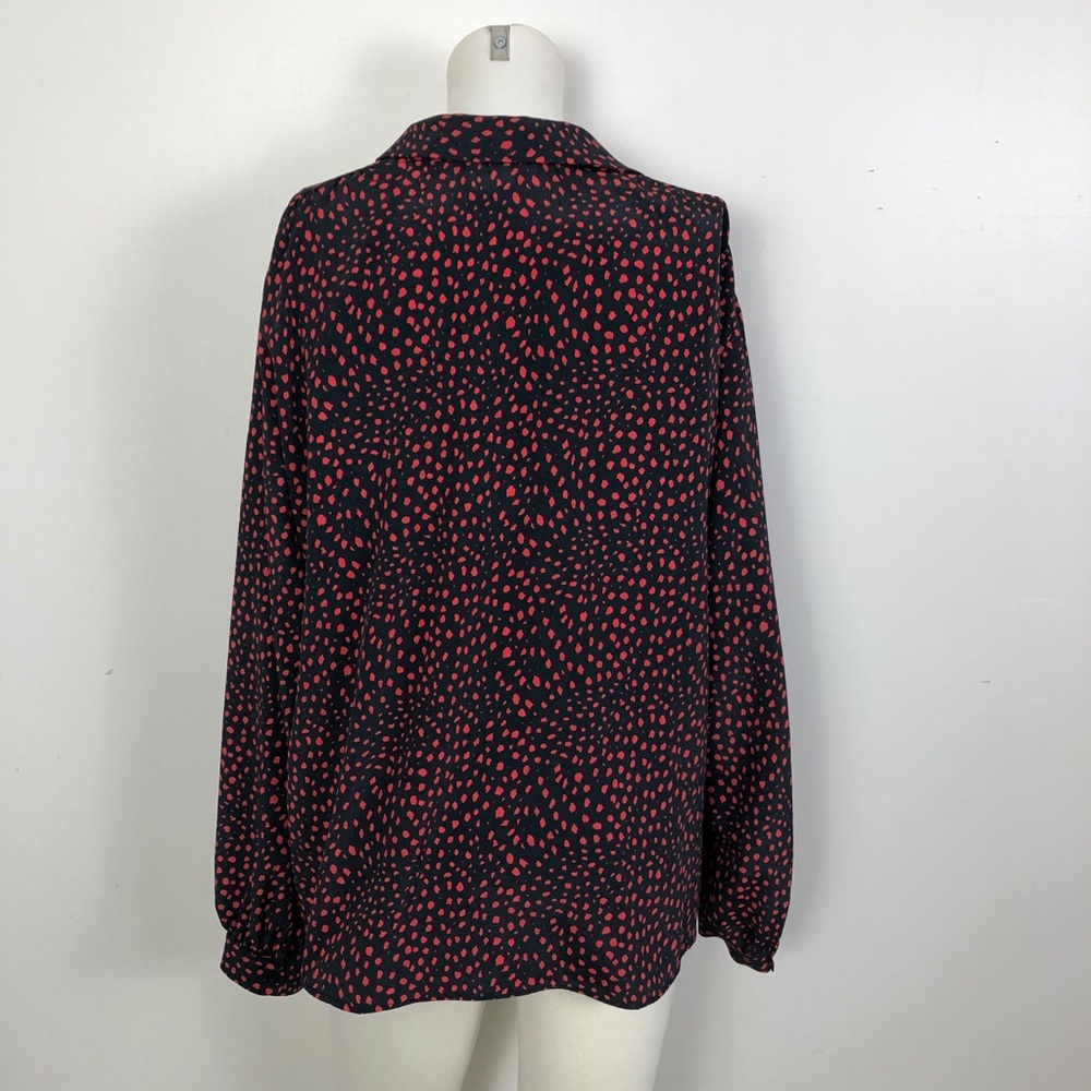 Topshop Button Down Blouse With Front Pockets - image 2